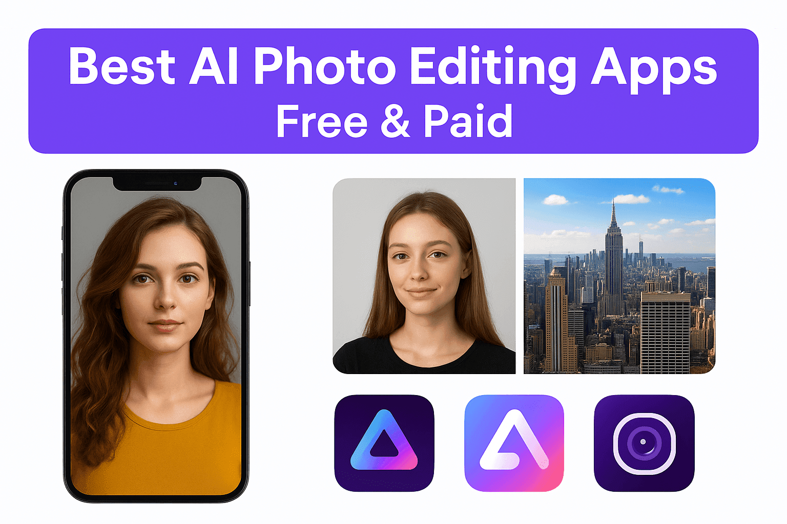 Best AI Photo Editing Apps (Free & Paid) for Stunning Images