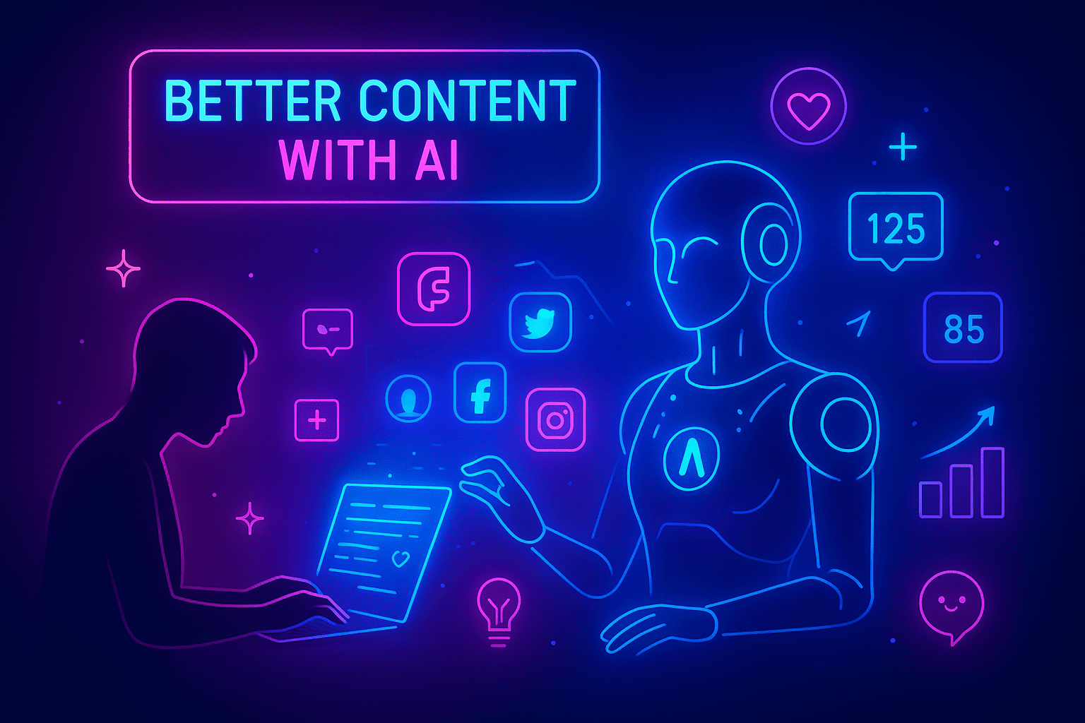 How to Write Better Social Media Content with AI: The Complete 2025 Guide
